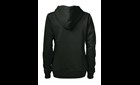 Hooded jacket with logo in black Lady